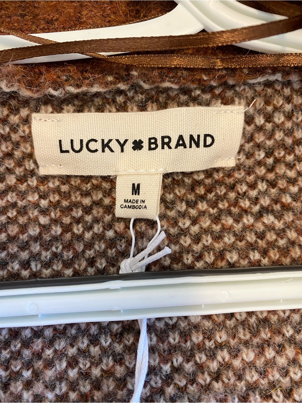 Lucky Brand NWT Western Southwestern Mountain Landscape Cardigan M - Picture 6 of 10